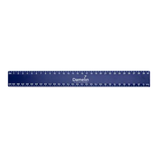 30cm Budget Ruler With Double Sided Calibration - Navy